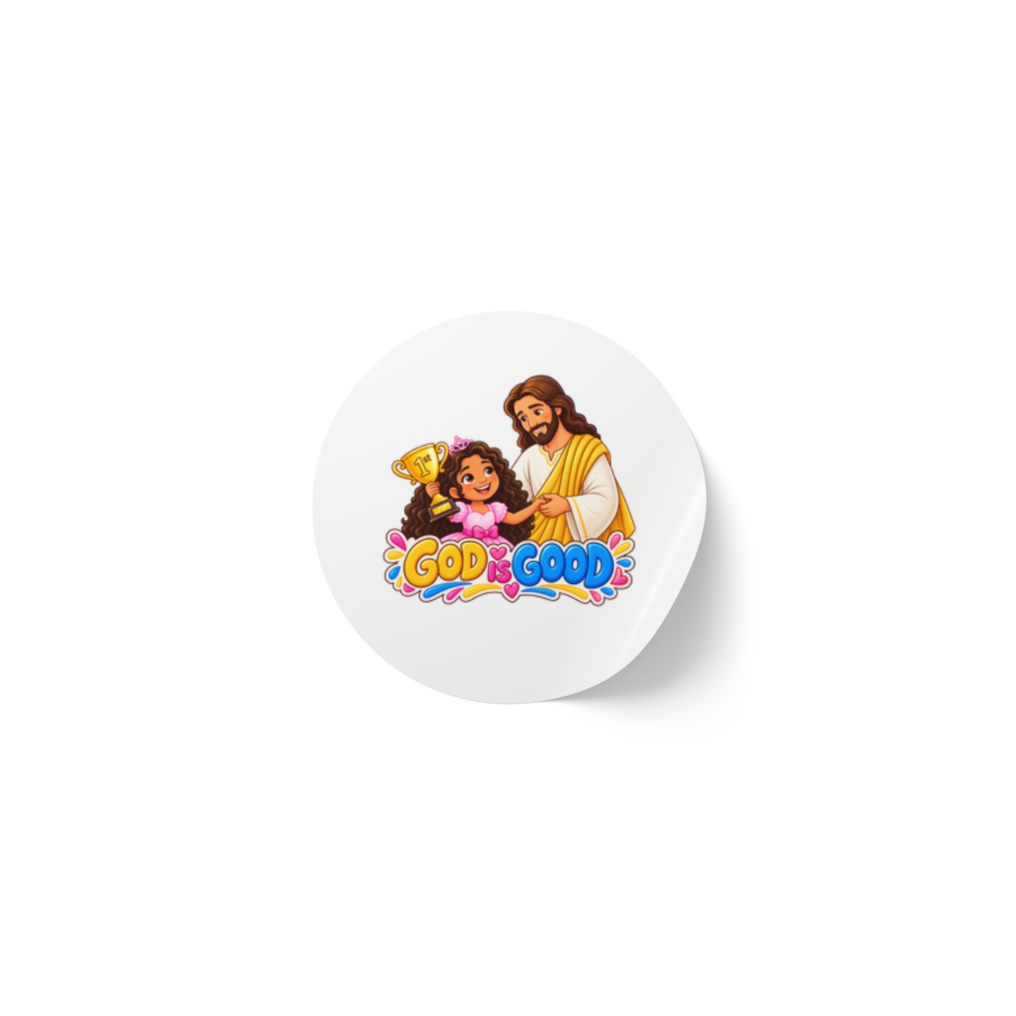 Round Sticker Label Rolls