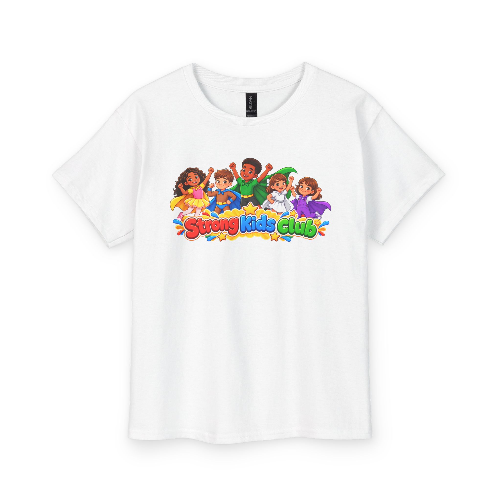 Strong Kids Club Cartoon Youth Tee - Image 3
